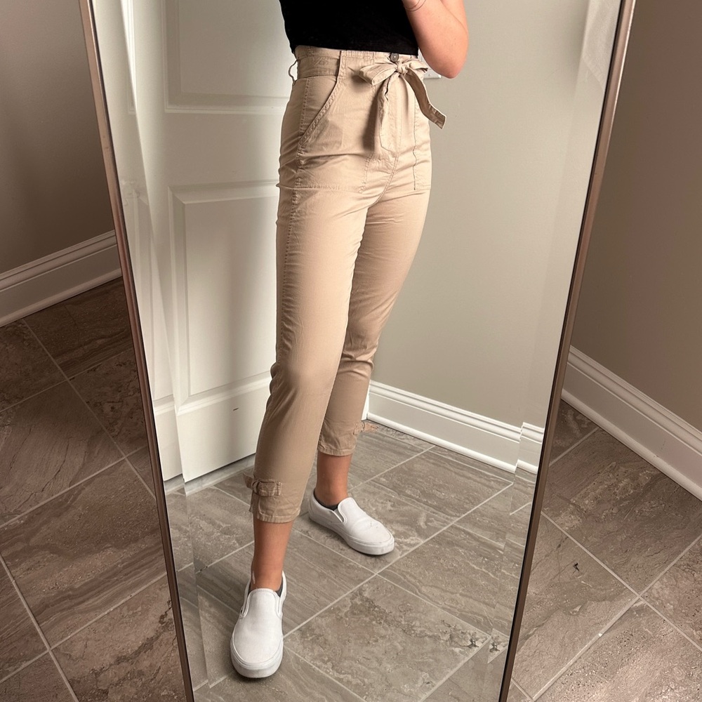 High Waisted Khakis